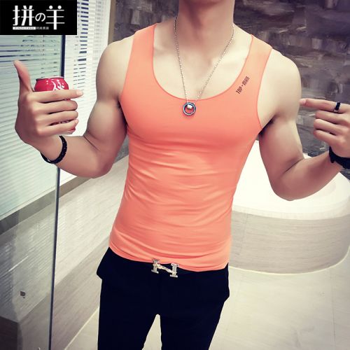 Débardeur homme maillot de corps Coton, fibre élastique polyuréthane spandex pour été - Ref 1588807