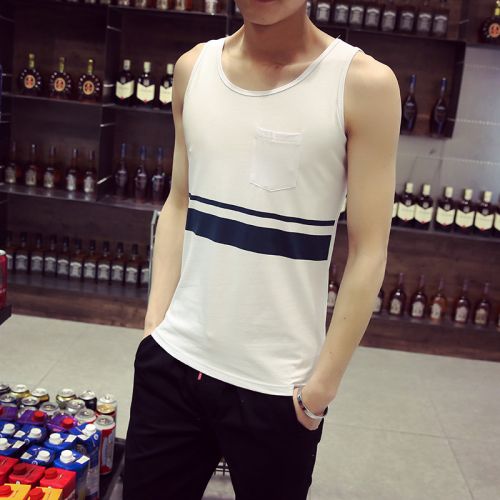 Débardeur homme maillot de corps Coton, fibres polyester pour été - Ref 1588884