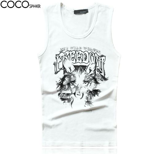 Débardeur homme maillot de corps COCOSPHIER en coton pour été - Ref 1588886