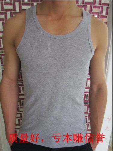 Débardeur homme maillot de corps en coton pour été - Ref 1589350