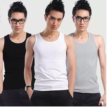 Débardeur homme maillot de corps VFCOOO en coton pour été - Ref 1589403