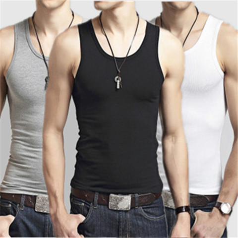 Débardeur homme maillot de corps en coton pour été - Ref 1589466