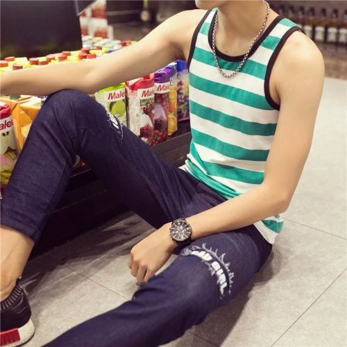 Débardeur homme maillot de corps en coton pour été - Ref 1589481