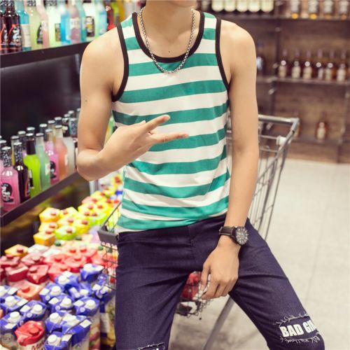 Débardeur homme maillot de corps en polyester pour été - Ref 1589534