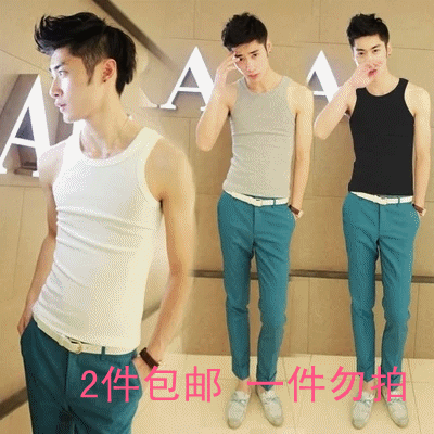 Débardeur homme maillot de corps en coton pour été - Ref 1589673