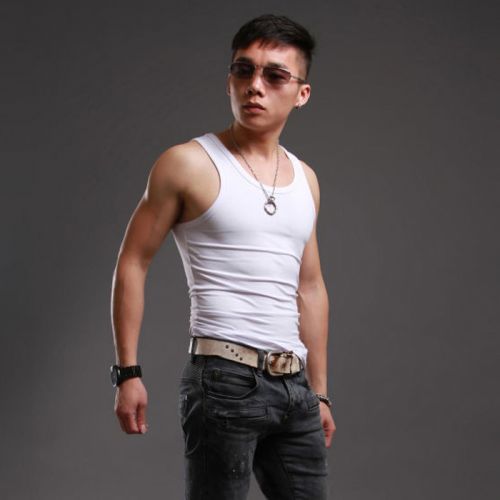 Débardeur homme maillot de corps GUSSKATER en coton pour été - Ref 1589694