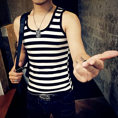 Débardeur homme maillot de corps en polyester pour été - Ref 1589729