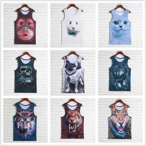 Débardeur homme maillot de corps en polyester pour été - Ref 1589835