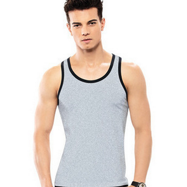 Débardeur homme maillot de corps en polyester pour été - Ref 1589845
