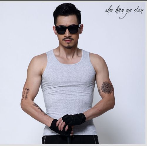 Débardeur homme maillot de corps en polyester pour été - Ref 1589978