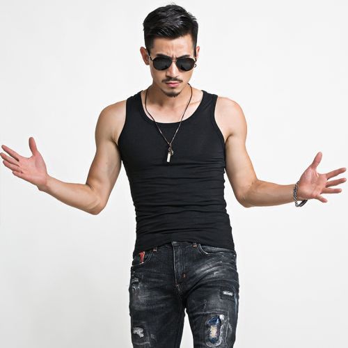 Débardeur homme Woolen gilet en coton pour été - Ref 1590004