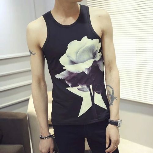 Débardeur homme maillot de corps en CVC pour printemps - Ref 1590074