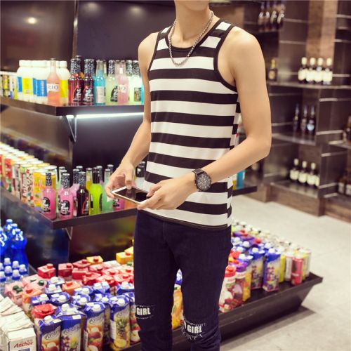 Débardeur homme maillot de corps en polyester pour été - Ref 1590123