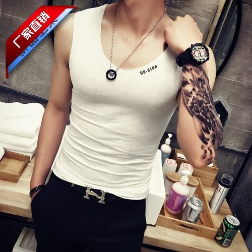 Débardeur homme maillot de corps en polyester pour été - Ref 1590161