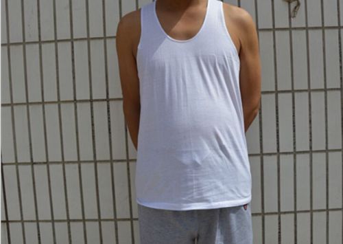 Débardeur homme maillot de corps en coton pour été - Ref 1590215