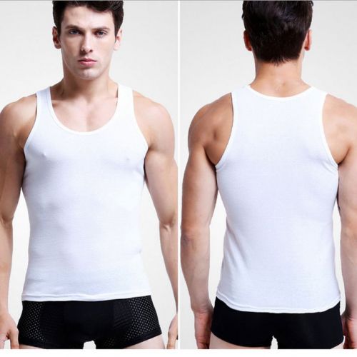 Débardeur homme maillot de corps UNINUKOO en polyester pour été - Ref 1590237