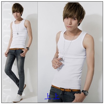 Débardeur homme maillot de corps en CVC pour été - Ref 1590247