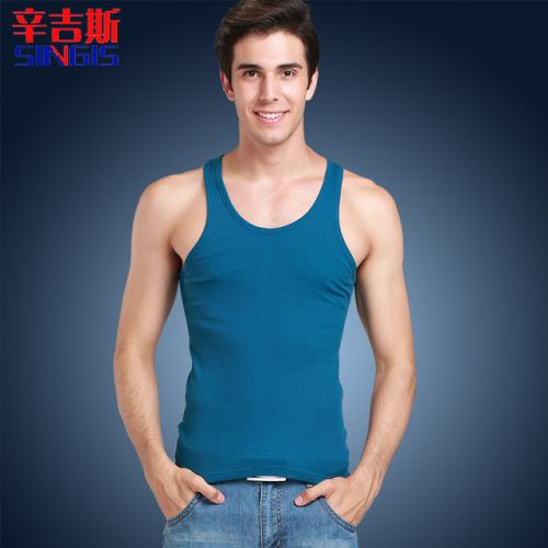 Débardeur homme maillot de corps en coton pour été - Ref 1590264