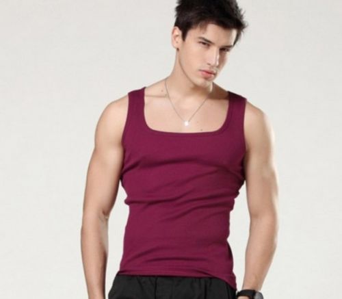 Débardeur homme maillot de corps A-FIT en coton pour été - Ref 1590290