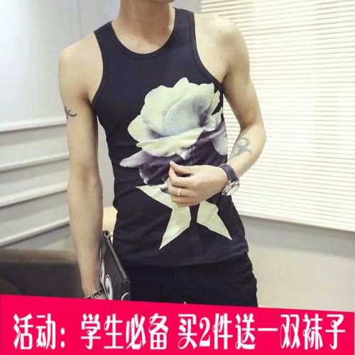 Débardeur homme maillot de corps en coton ammoniac pour été - Ref 1590370