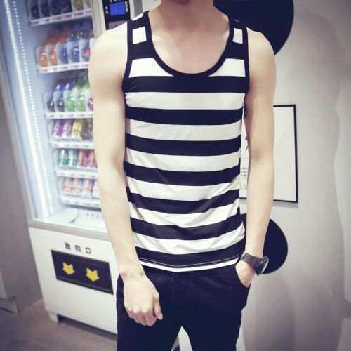 Débardeur homme maillot de corps en coton pour été - Ref 1590617