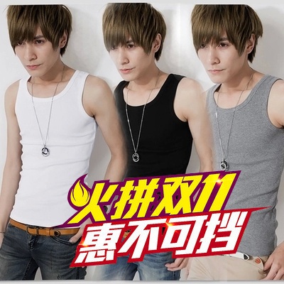 Débardeur homme maillot de corps en coton - Ref 1590681