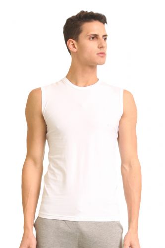 Débardeur homme maillot de corps ATOPI en coton pour été - Ref 1590726