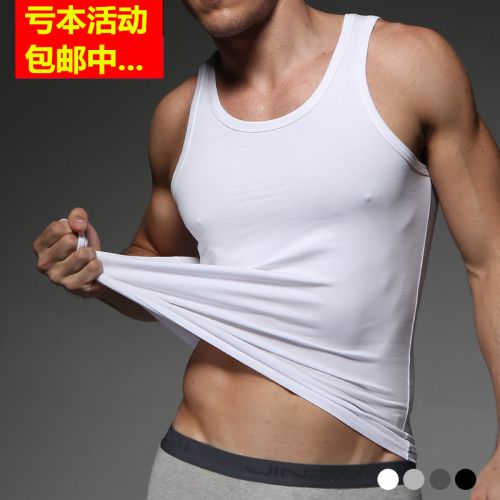 Débardeur homme Woolen gilet ACLIER en coton pour été - Ref 1590758