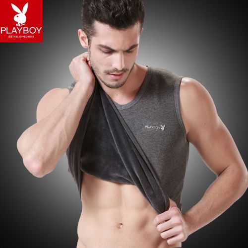 Débardeur homme Woolen gilet PLAYBOY en coton pour hiver - Ref 1590898