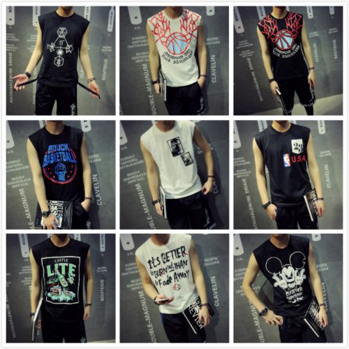 Débardeur homme maillot de corps en coton pour été - Ref 1590910