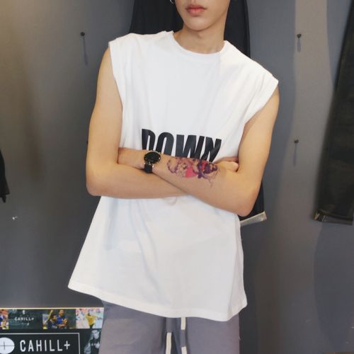 Débardeur homme maillot de corps en coton pour été - Ref 1590991