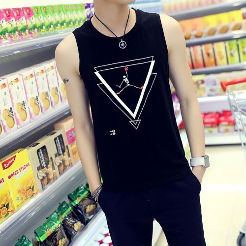 Débardeur homme maillot de corps en coton pour été - Ref 1591007