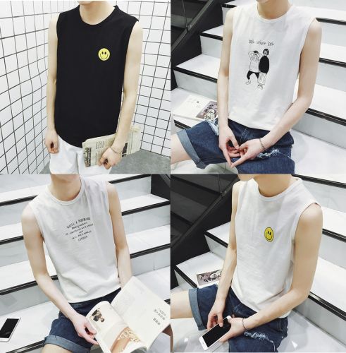 Débardeur homme maillot de corps en coton pour été - Ref 1591013