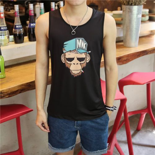 Débardeur homme maillot de corps en coton pour été - Ref 1591018