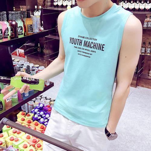 Débardeur homme maillot de corps Coton fibre élastique polyuréthane spandex pour été - Ref 1591034