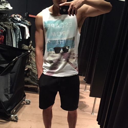 Débardeur homme maillot de corps TOMATOPAPA - Ref 1591041