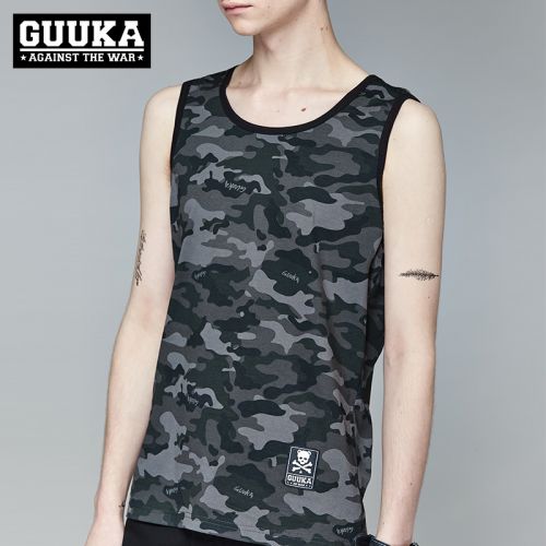 Débardeur homme maillot de corps GUUKA en coton pour été - Ref 1591048