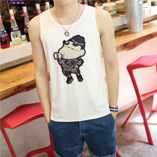 Débardeur homme maillot de corps en coton pour été - Ref 1591126