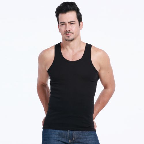 Débardeur homme maillot de corps en coton pour été - Ref 1591265