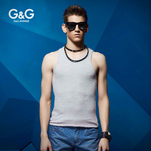 Débardeur homme maillot de corps GG AVENUE en coton pour été - Ref 1591580