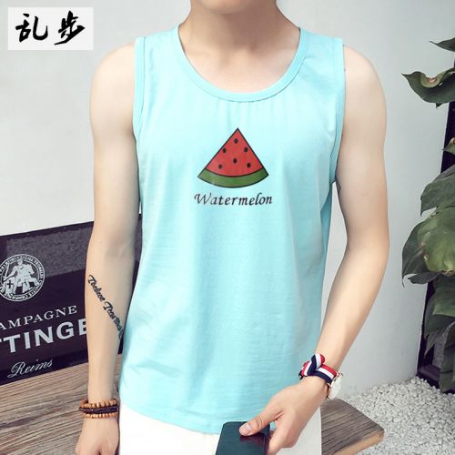 Débardeur homme maillot de corps RAMPO en coton ammoniac pour été - Ref 1593514