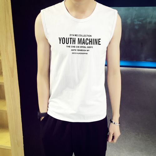 Débardeur homme maillot de corps Coton fibre élastique polyuréthane spandex pour été - Ref 1593515