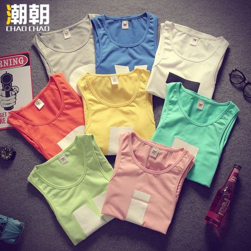 Débardeur homme maillot de corps Coton polyester polyuréthane élastique fibre spandex pour été - Ref 1593580