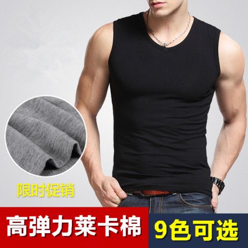 Débardeur homme maillot de corps en LYCRA Lycra pour été - Ref 1593586