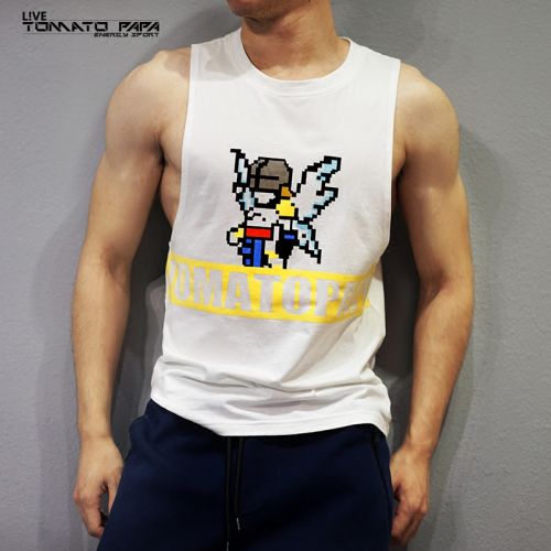 Débardeur homme maillot de corps TOMATOPAPA en coton pour été - Ref 1593602