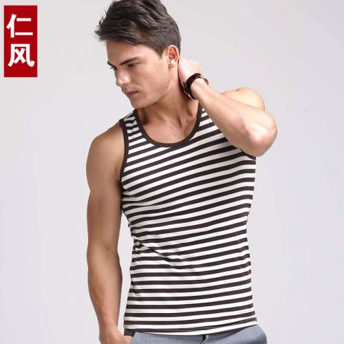 Débardeur homme maillot de corps RENFENG en coton pour été - Ref 1593619