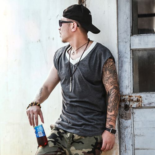 Débardeur homme maillot de corps VIVI COLLECTION en coton pour été - Ref 1593655