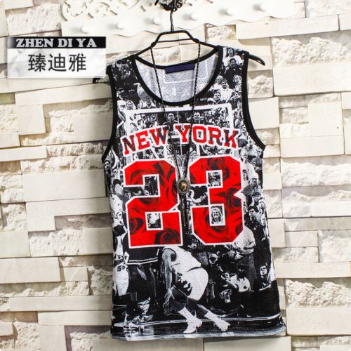 Débardeur homme maillot de corps en polyester pour été - Ref 1593665