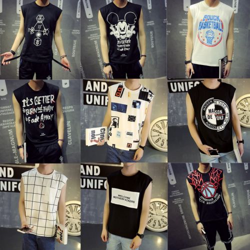 Débardeur homme maillot de corps en coton pour été - Ref 1593685