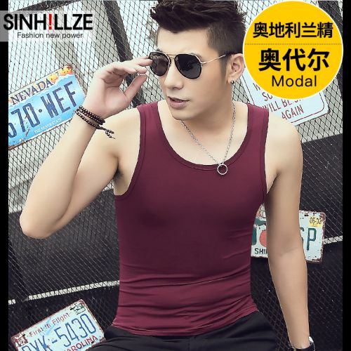 Débardeur homme maillot de corps SINHILLZE en modal pour été - Ref 1596224